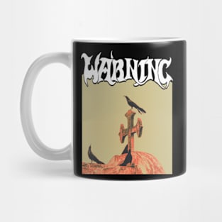 Warning doom metal Mug